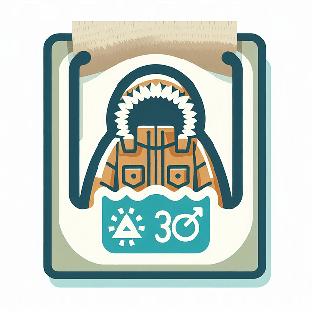 Care label on a Carhartt parka with the washing symbol highlighted