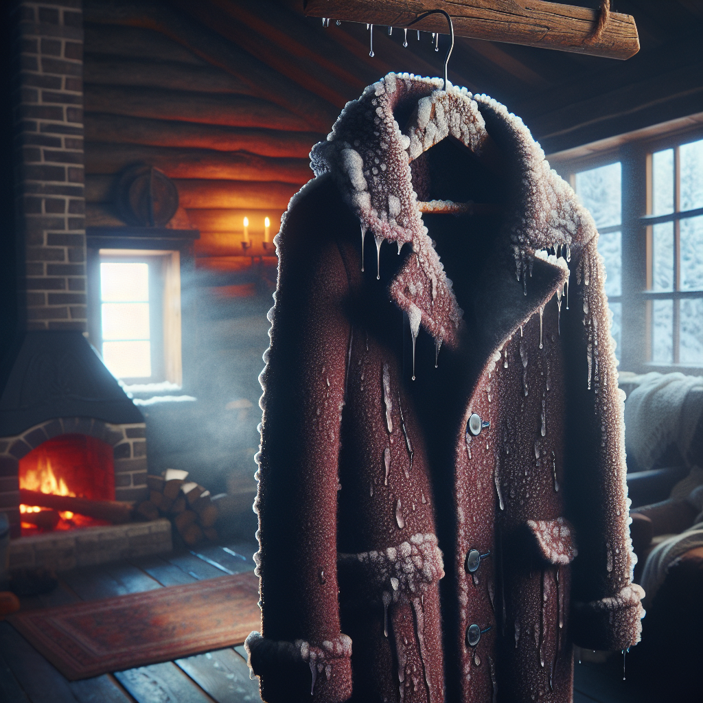drying winter coat