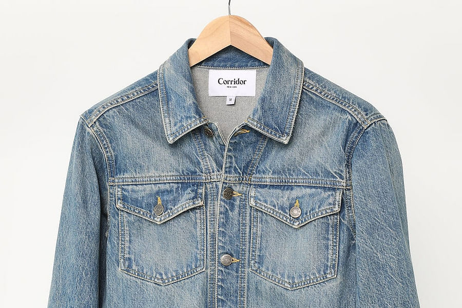 colorful accessories with military parka