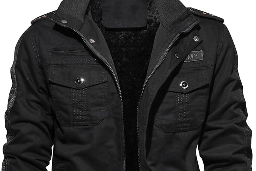 military parka with accessories