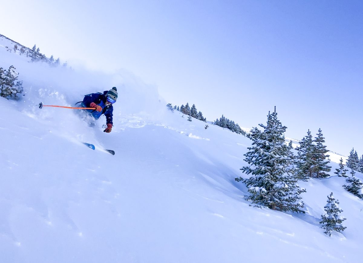 high-end parka with heated lining