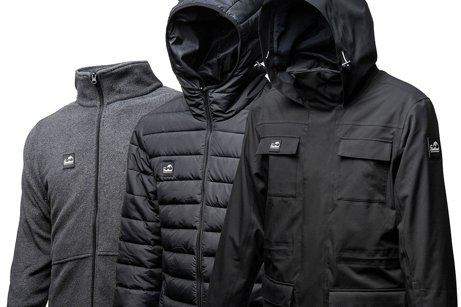 smartphone connected parka