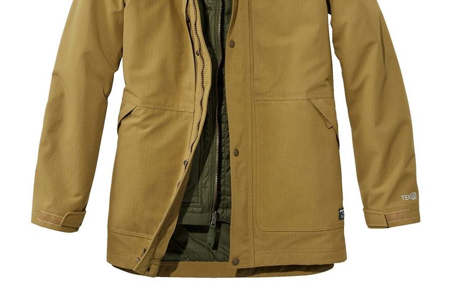 LLBean parka reclaimed fabrics