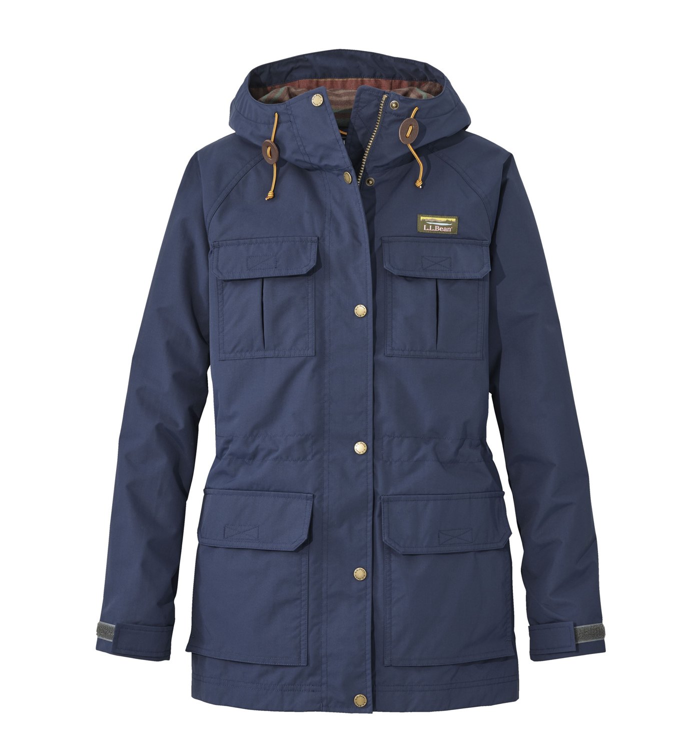 LLBean parka storm flaps