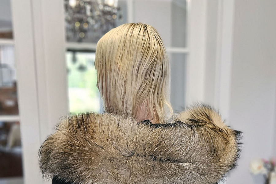 custom fur hood trim for parka