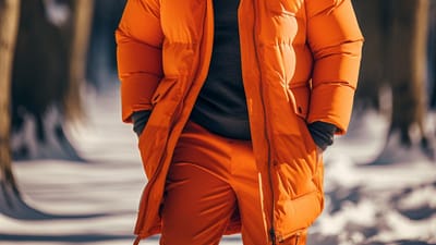 Venture Beyond the Basic: Stand Out with an Orange Parka