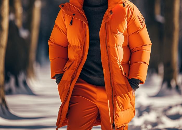 Venture Beyond the Basic: Stand Out with an Orange Parka